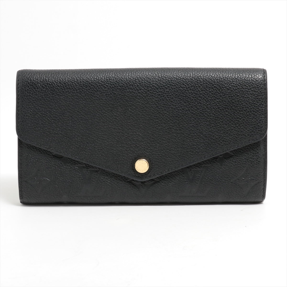 Louis Vuitton Monogram Emplant Portfolio M61182 Black Wallet