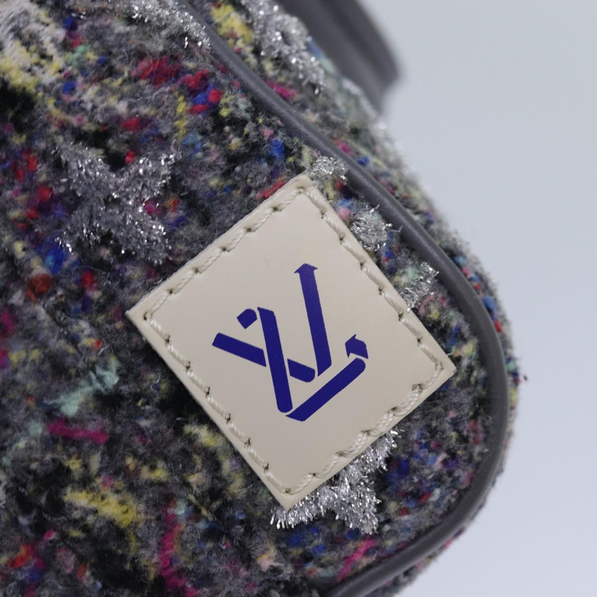 LOUIS VUITTON Monogram Felt Keepall XS Hand Bag Gray M80821 LV 86001S