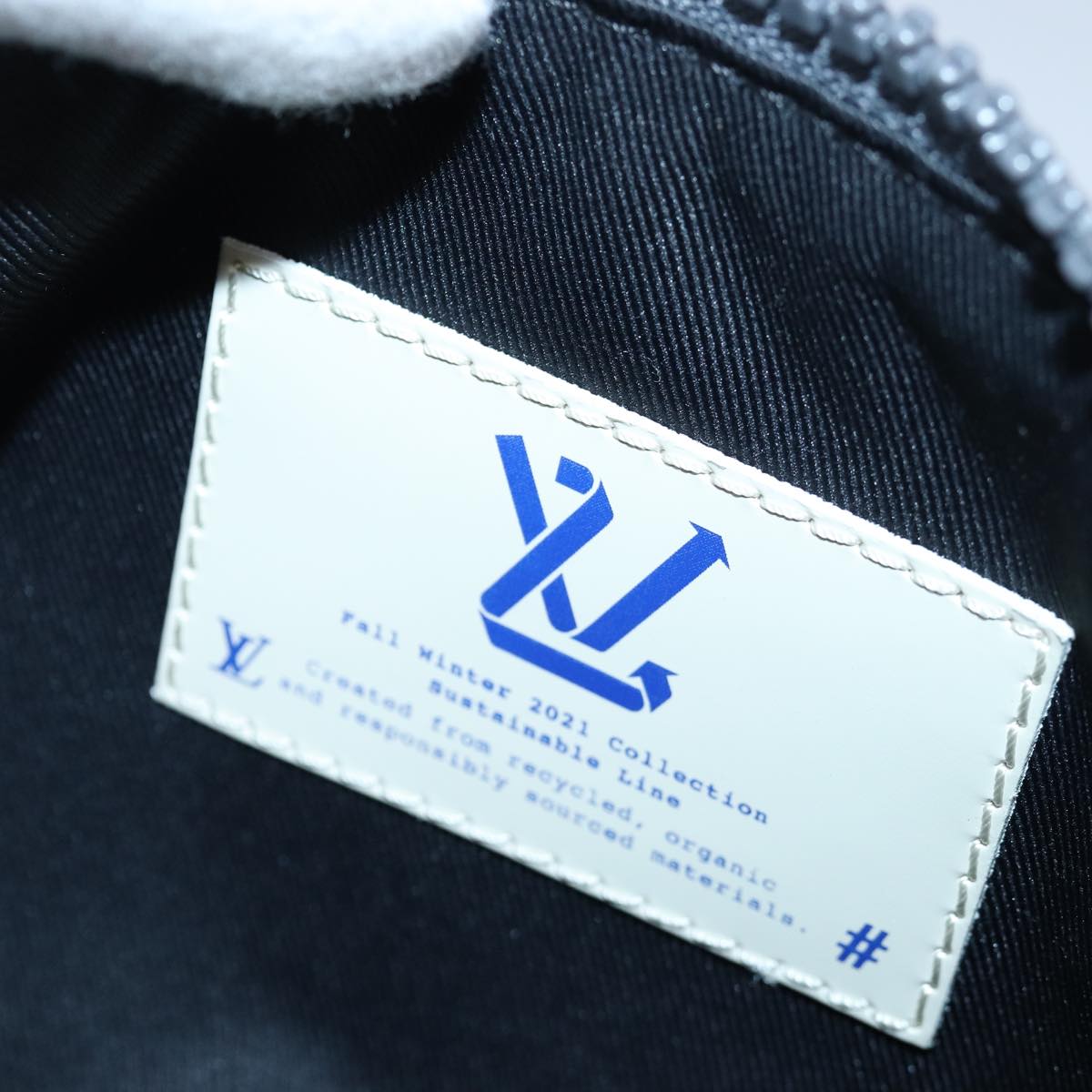 LOUIS VUITTON Monogram Felt Keepall XS Hand Bag Gray M80821 LV 86001S