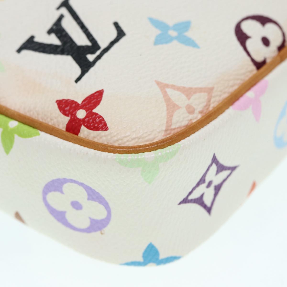 LOUIS VUITTON Monogram Multicolor lift Shoulder Bag White M40055 LV 86010