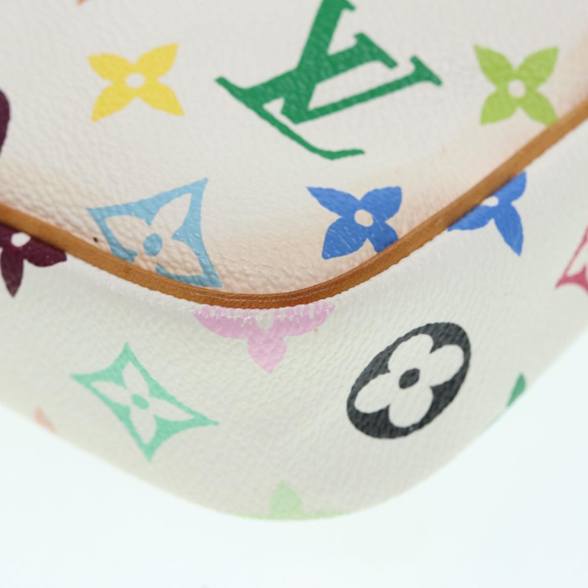 LOUIS VUITTON Monogram Multicolor lift Shoulder Bag White M40055 LV 86010