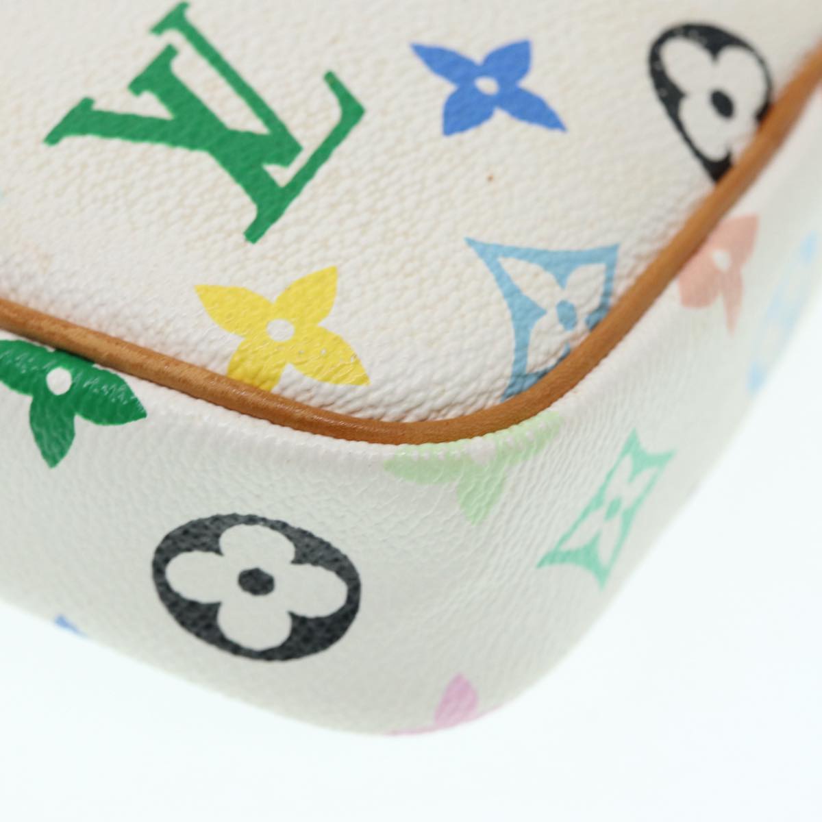 LOUIS VUITTON Monogram Multicolor lift Shoulder Bag White M40055 LV 86010