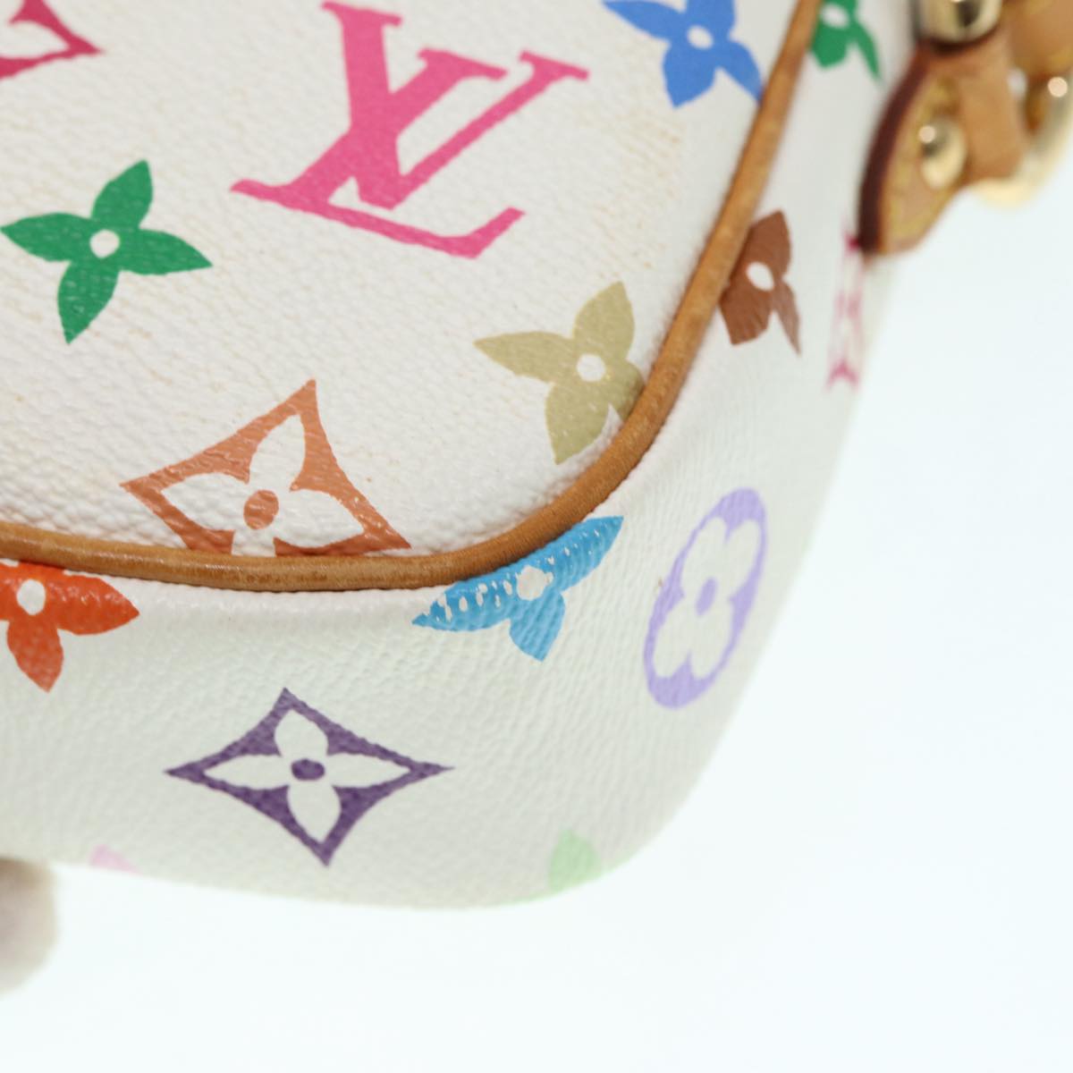 LOUIS VUITTON Monogram Multicolor lift Shoulder Bag White M40055 LV 86010