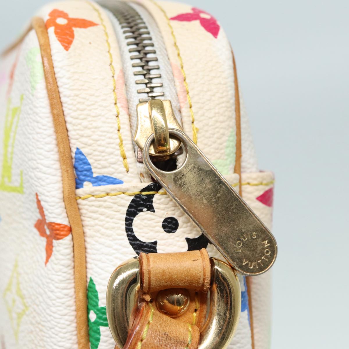 LOUIS VUITTON Monogram Multicolor lift Shoulder Bag White M40055 LV 86010