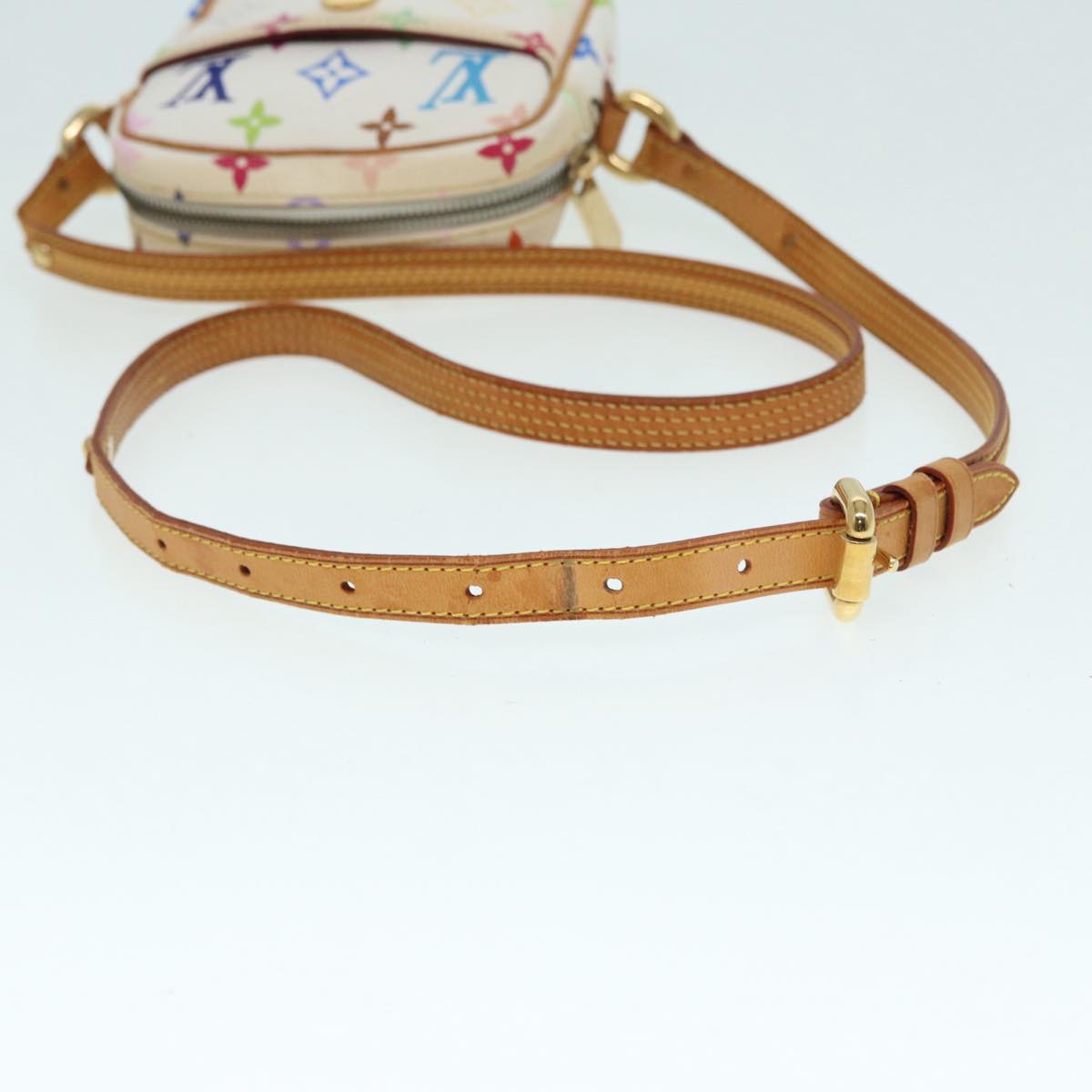 LOUIS VUITTON Monogram Multicolor lift Shoulder Bag White M40055 LV 86010
