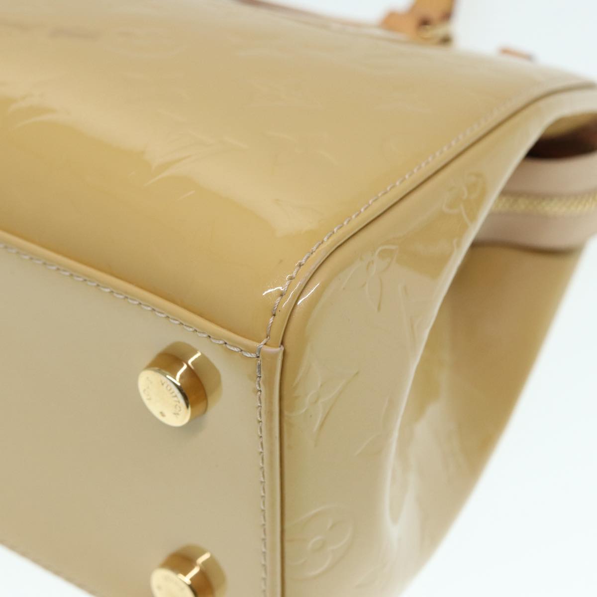 LOUIS VUITTON Monogram Vernis Blair MM Hand Bag Citrin M90108 LV 86013