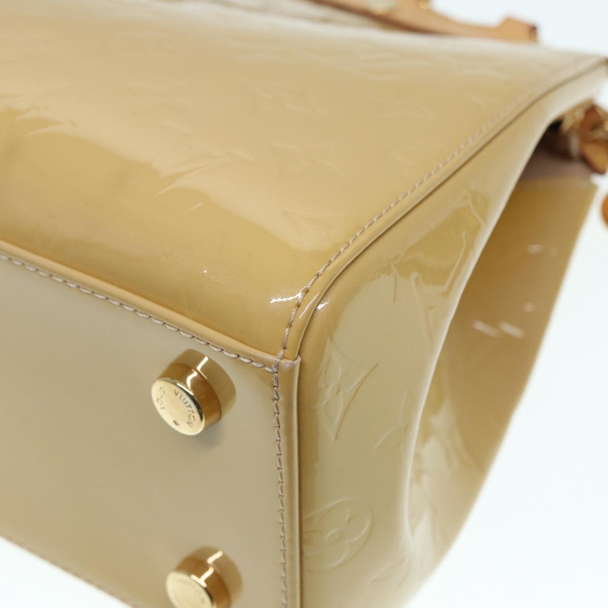 LOUIS VUITTON Monogram Vernis Blair MM Hand Bag Citrin M90108 LV 86013