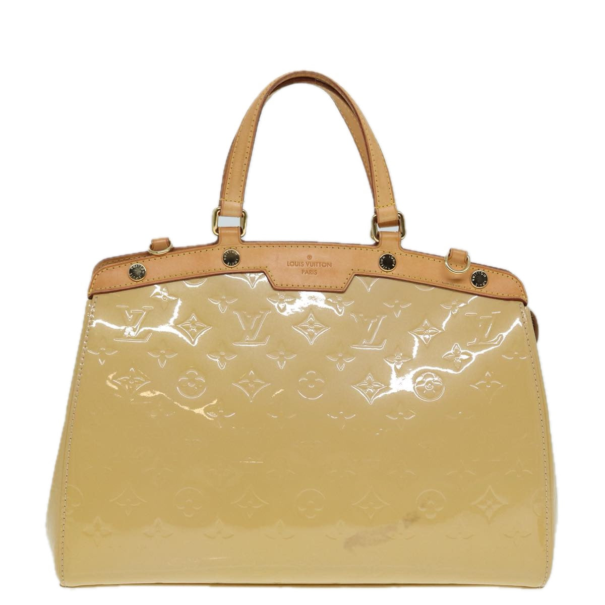 LOUIS VUITTON Monogram Vernis Blair MM Hand Bag Citrin M90108 LV 86013