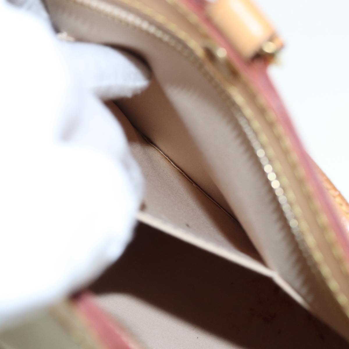 LOUIS VUITTON Monogram Vernis Blair MM Hand Bag Citrin M90108 LV 86013