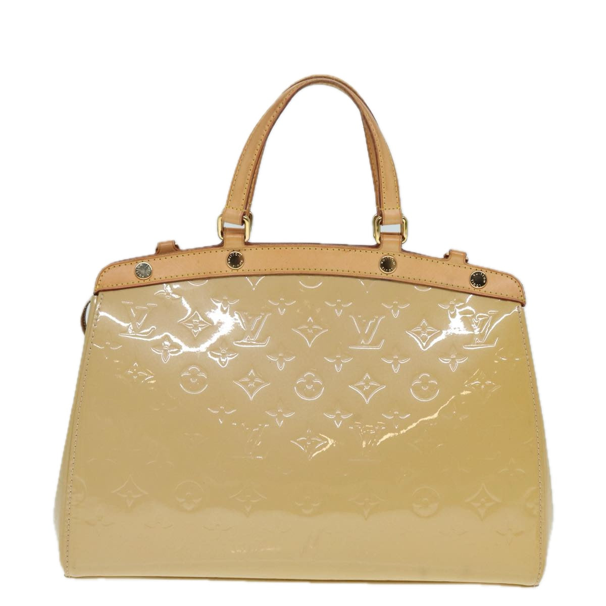 LOUIS VUITTON Monogram Vernis Blair MM Hand Bag Citrin M90108 LV 86013