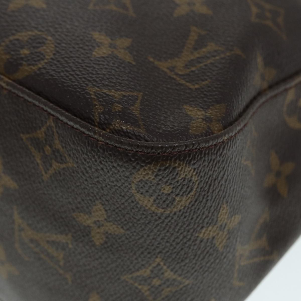 LOUIS VUITTON Monogram Looping GM Shoulder Bag M51145 LV 86020