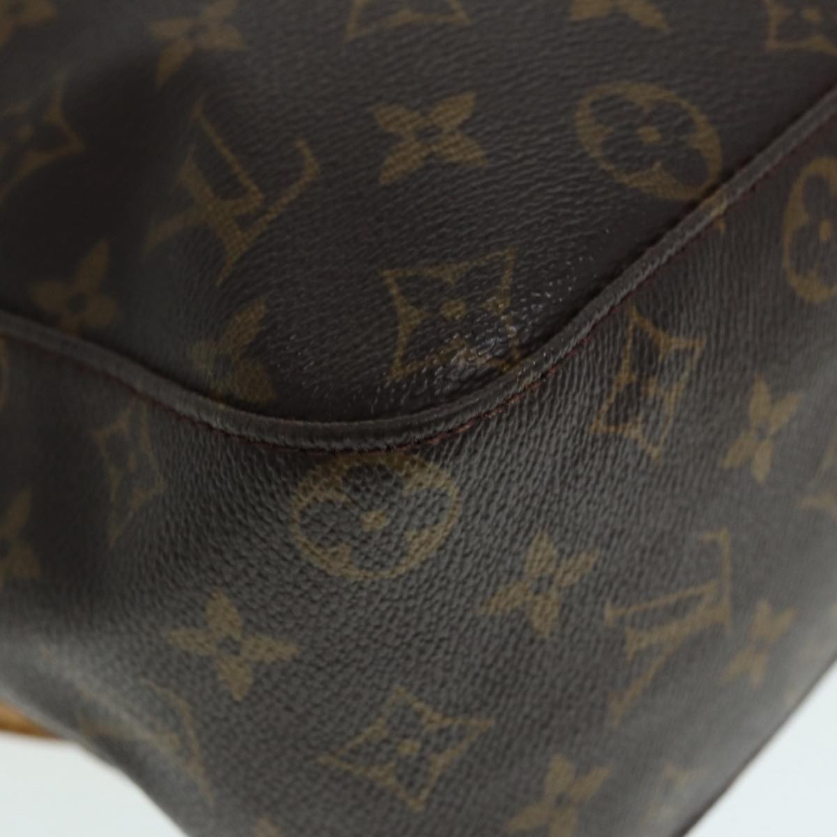 LOUIS VUITTON Monogram Looping GM Shoulder Bag M51145 LV 86020