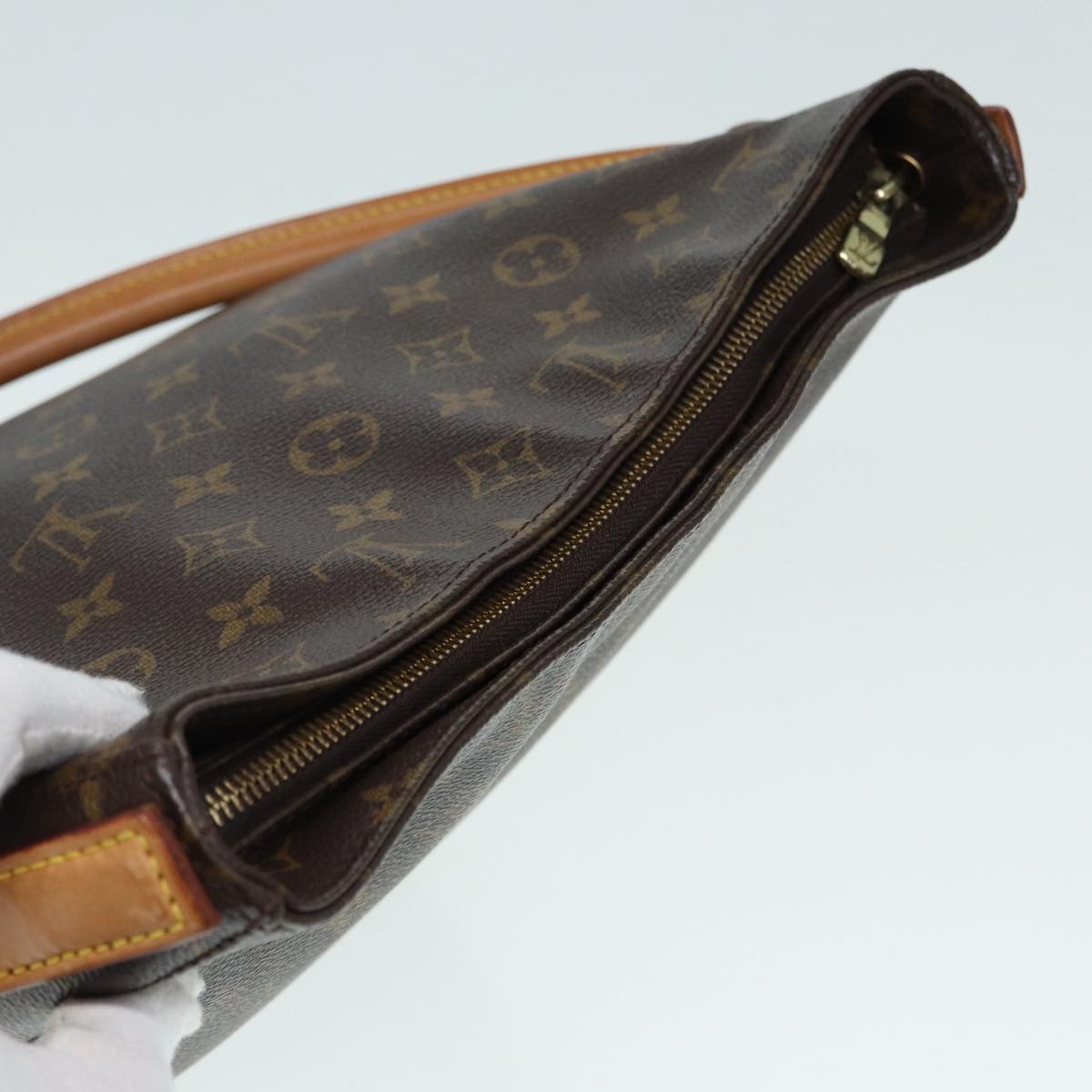LOUIS VUITTON Monogram Looping GM Shoulder Bag M51145 LV 86020