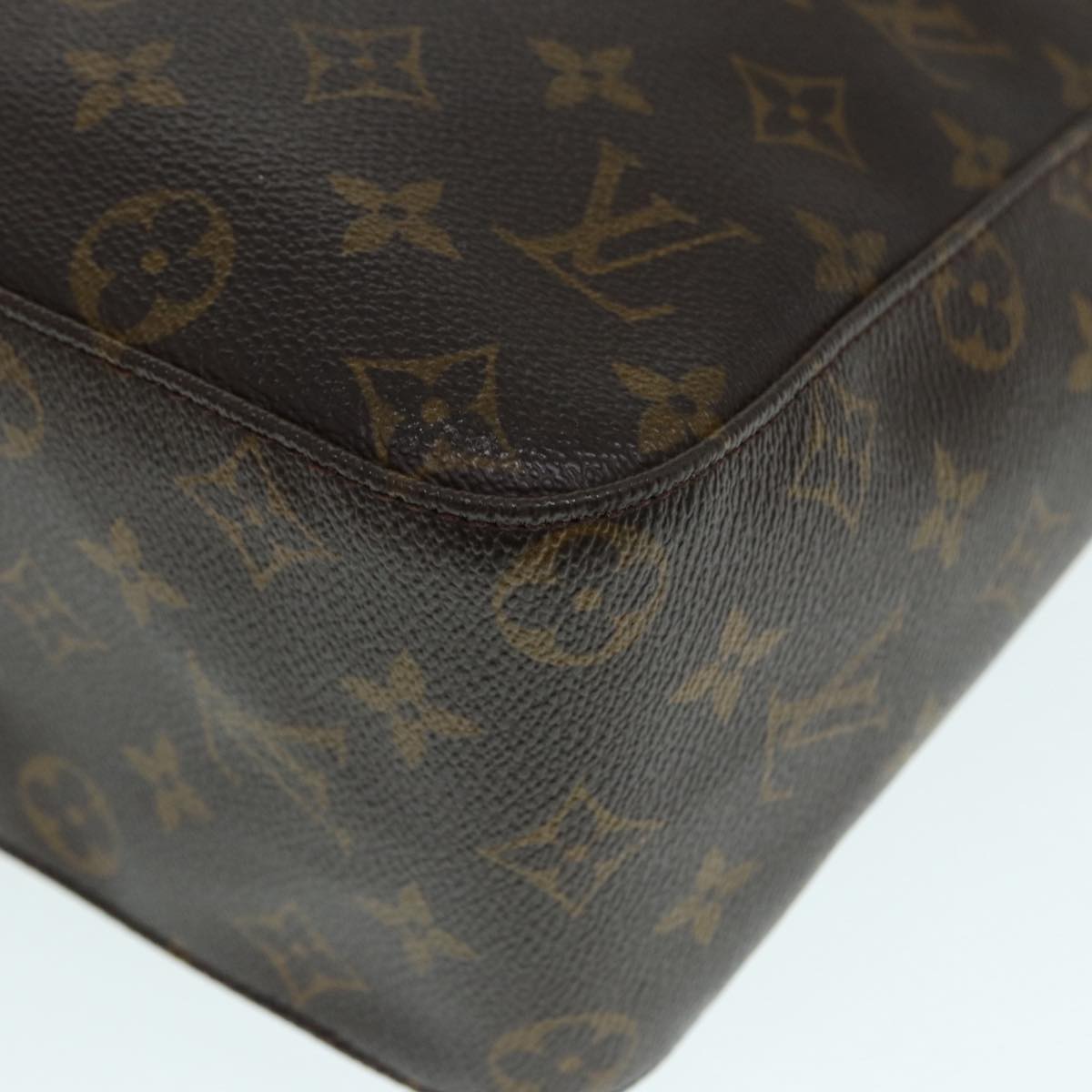 LOUIS VUITTON Monogram Looping GM Shoulder Bag M51145 LV 86021A