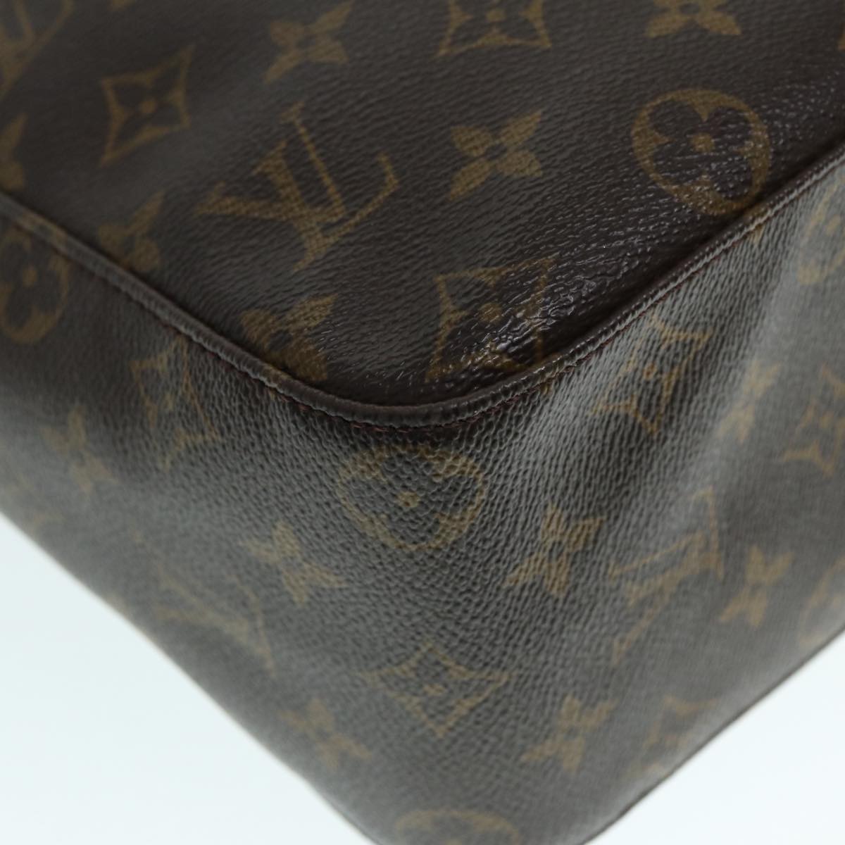 LOUIS VUITTON Monogram Looping GM Shoulder Bag M51145 LV 86021A