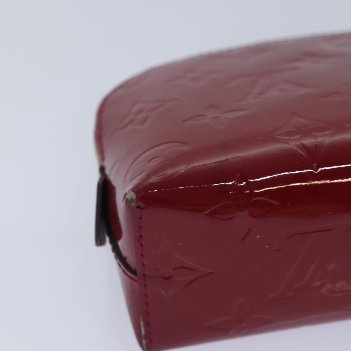 LOUIS VUITTON Monogram Vernis Pochette Cosmetic Pouch M90009 LV 86031