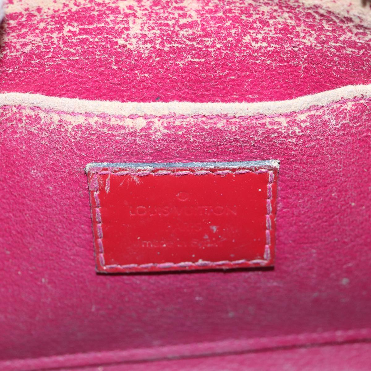 LOUIS VUITTON Monogram Vernis Pochette Cosmetic Pouch M90009 LV 86031