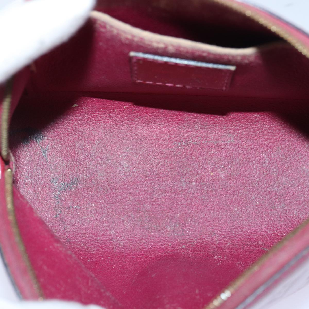 LOUIS VUITTON Monogram Vernis Pochette Cosmetic Pouch M90009 LV 86031