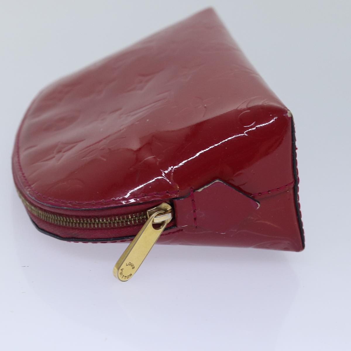 LOUIS VUITTON Monogram Vernis Pochette Cosmetic Pouch M90009 LV 86031