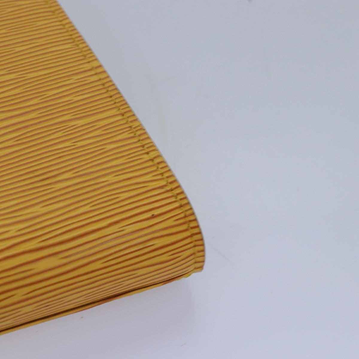 LOUIS VUITTON Epi Art Deco Clutch Bag Yellow M52639 LV 86032