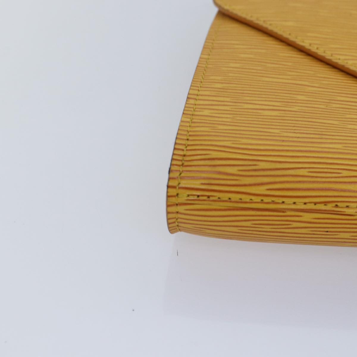LOUIS VUITTON Epi Art Deco Clutch Bag Yellow M52639 LV 86032