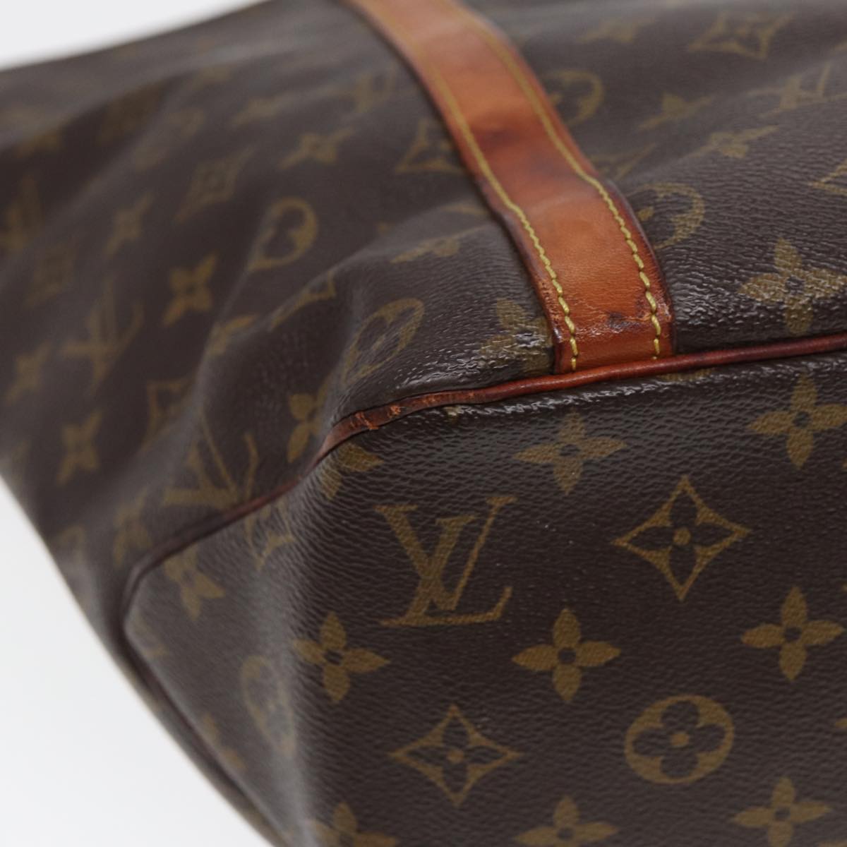 LOUIS VUITTON Monogram Sac Shopping Tote Bag M51108 LV 86034
