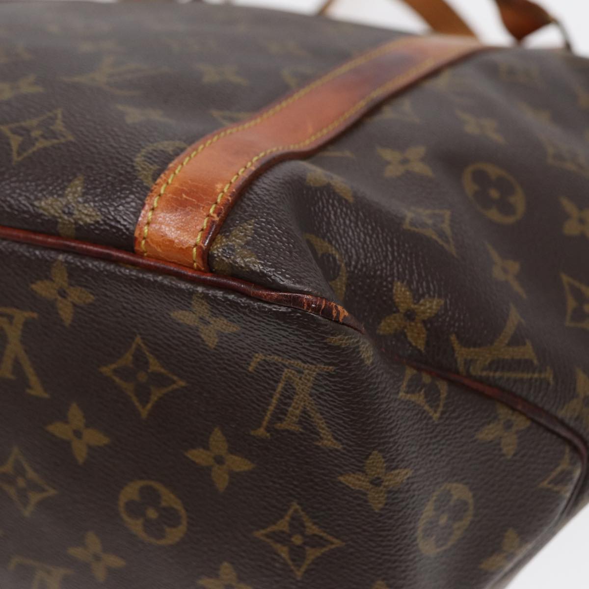 LOUIS VUITTON Monogram Sac Shopping Tote Bag M51108 LV 86034