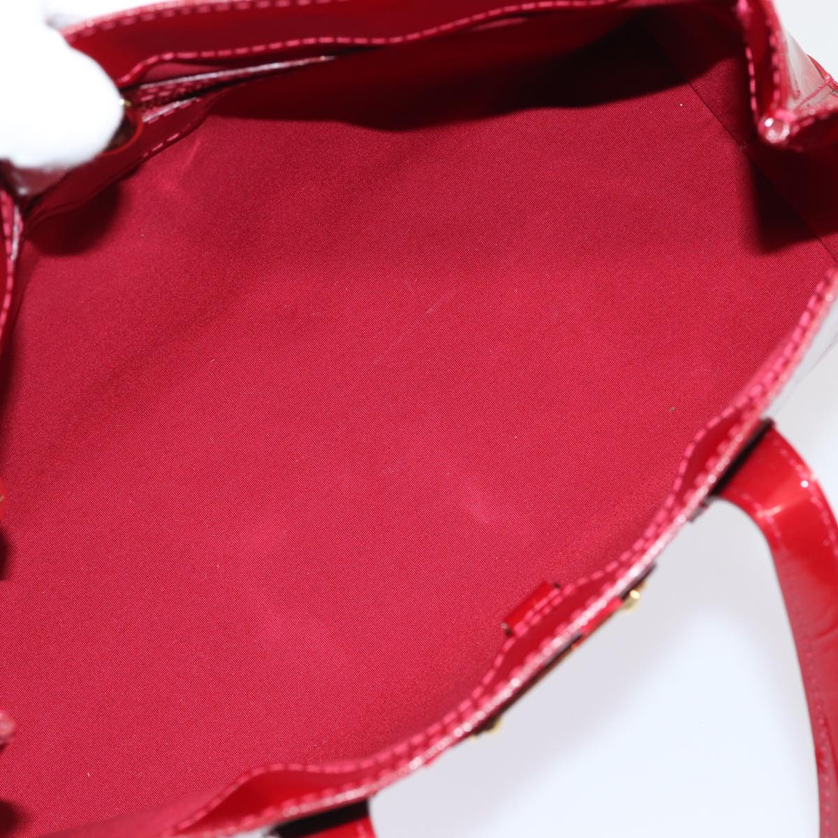 LOUIS VUITTON VernisRayure Wilshire PM Bag Pomme D'amour M91701 LV 86041