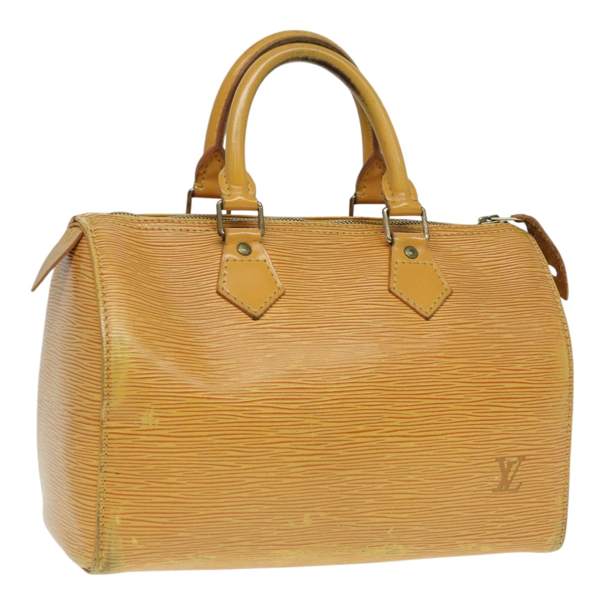 LOUIS VUITTON Epi Speedy 25 Hand Bag Tassili Yellow M43019 LV 86057