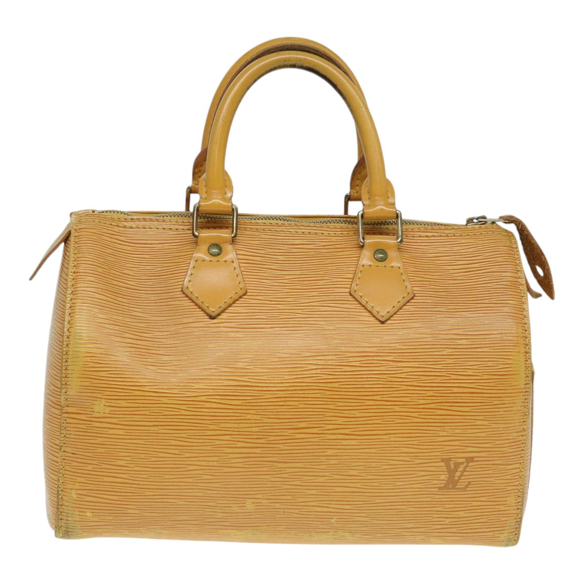 LOUIS VUITTON Epi Speedy 25 Hand Bag Tassili Yellow M43019 LV 86057