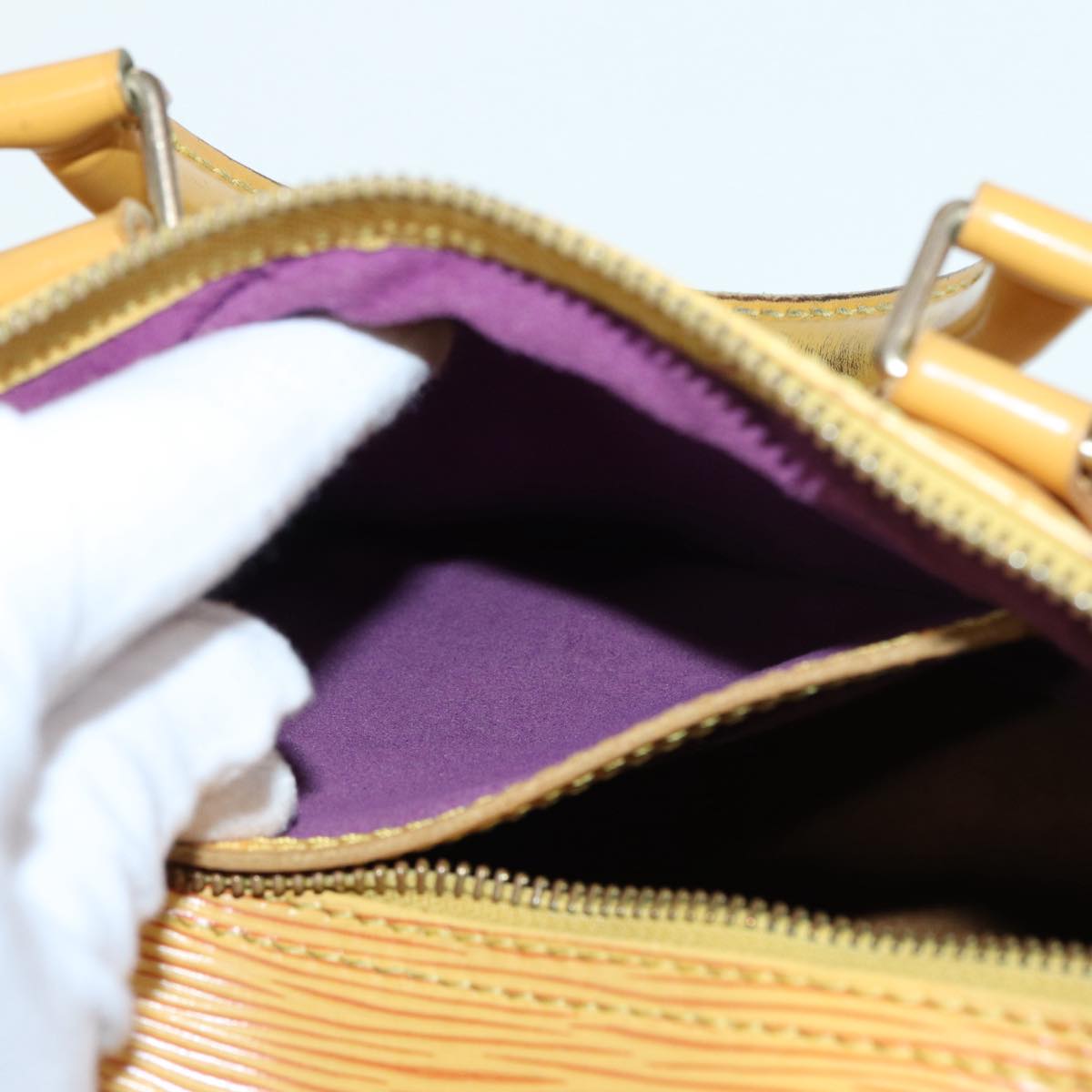 LOUIS VUITTON Epi Speedy 25 Hand Bag Tassili Yellow M43019 LV 86057