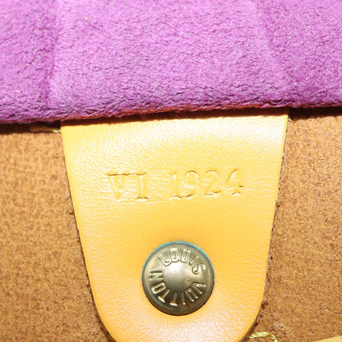 LOUIS VUITTON Epi Speedy 25 Hand Bag Tassili Yellow M43019 LV 86057