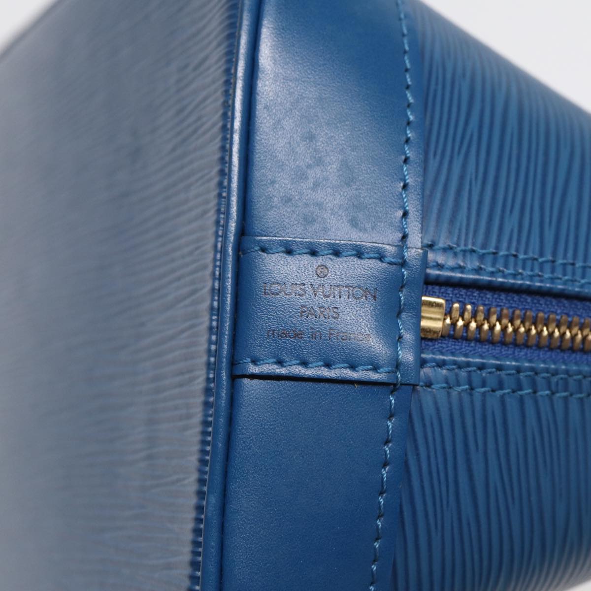 LOUIS VUITTON Epi Alma Hand Bag Toledo Blue M52145 LV 86063
