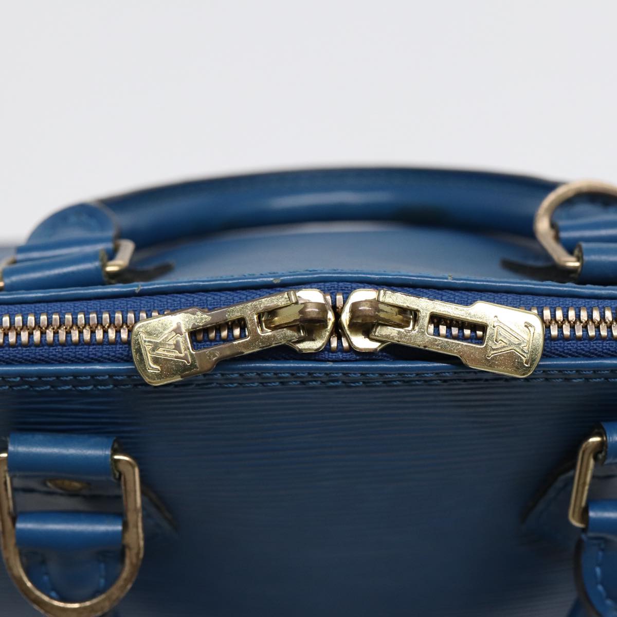 LOUIS VUITTON Epi Alma Hand Bag Toledo Blue M52145 LV 86063
