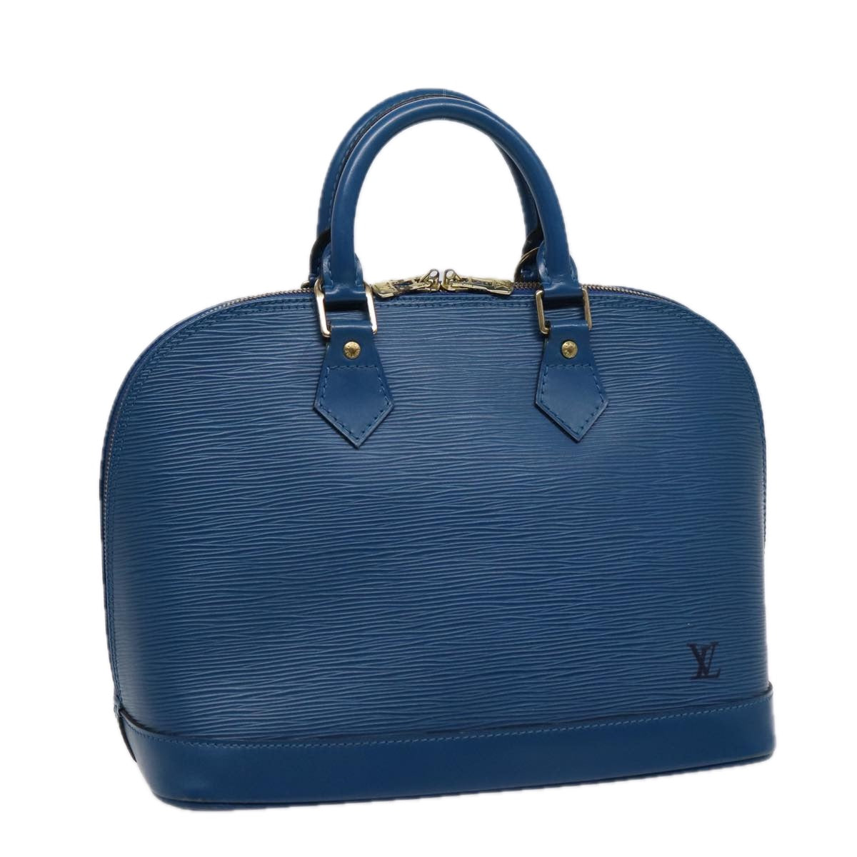 LOUIS VUITTON Epi Alma Hand Bag Toledo Blue M52145 LV 86063