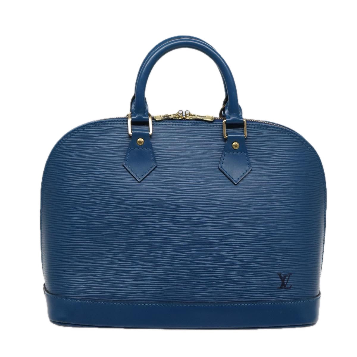 LOUIS VUITTON Epi Alma Hand Bag Toledo Blue M52145 LV 86063