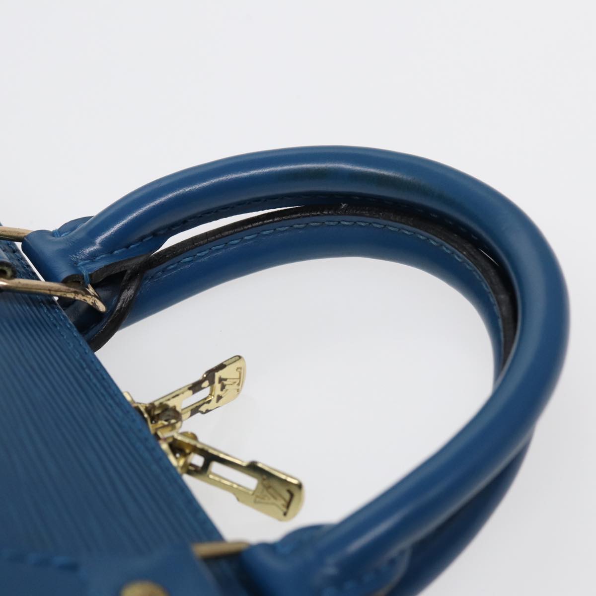 LOUIS VUITTON Epi Alma Hand Bag Toledo Blue M52145 LV 86063