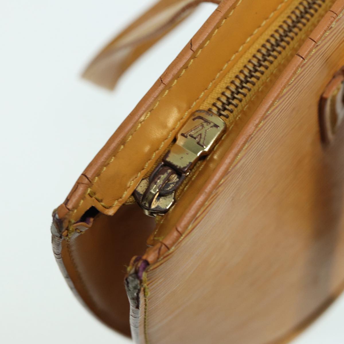 LOUIS VUITTON Epi Saint Jacques Hand Bag Yellow M52279 LV 86065