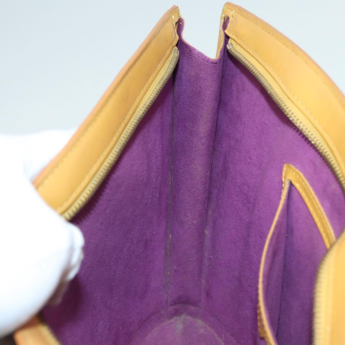 LOUIS VUITTON Epi Saint Jacques Hand Bag Yellow M52279 LV 86065