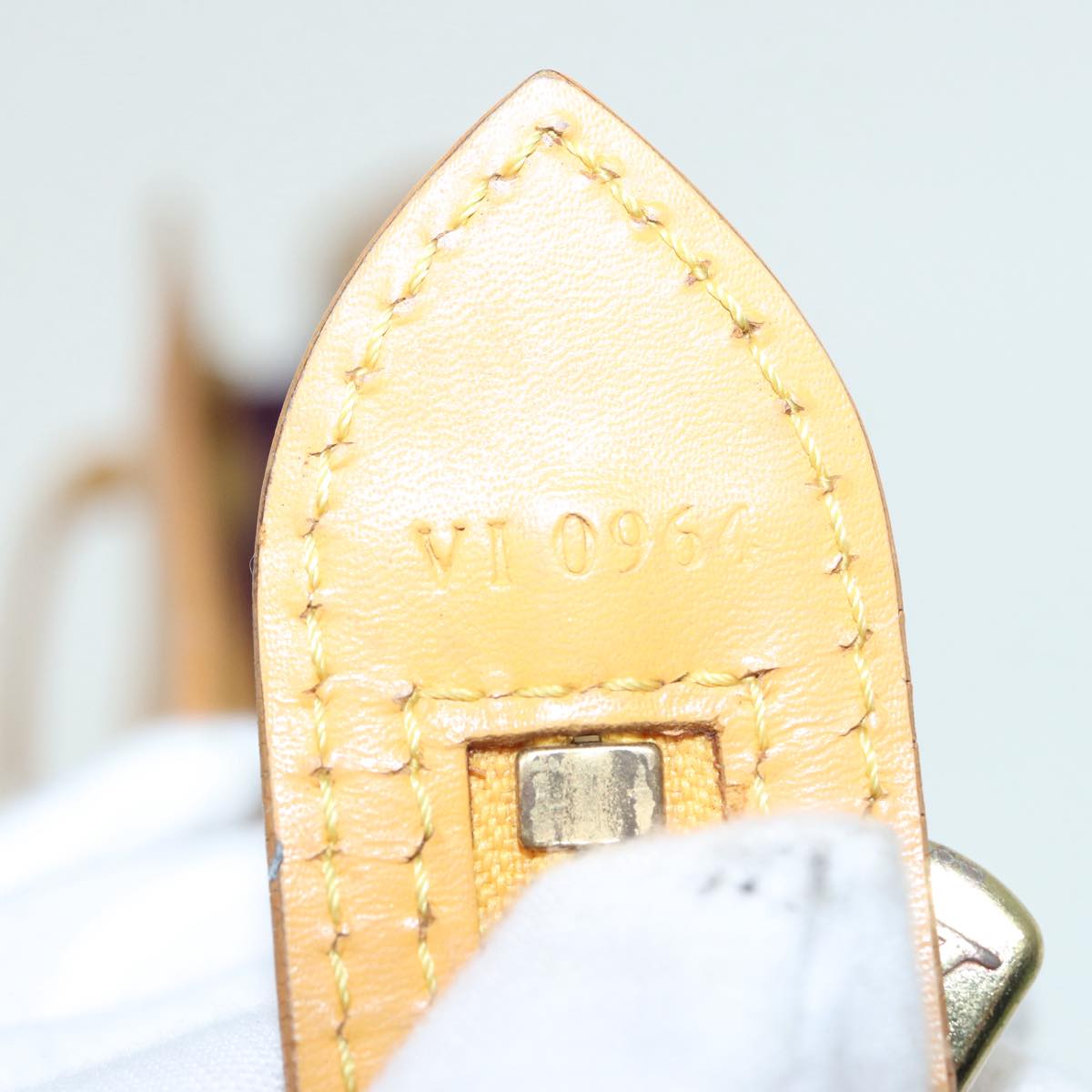 LOUIS VUITTON Epi Saint Jacques Hand Bag Yellow M52279 LV 86065