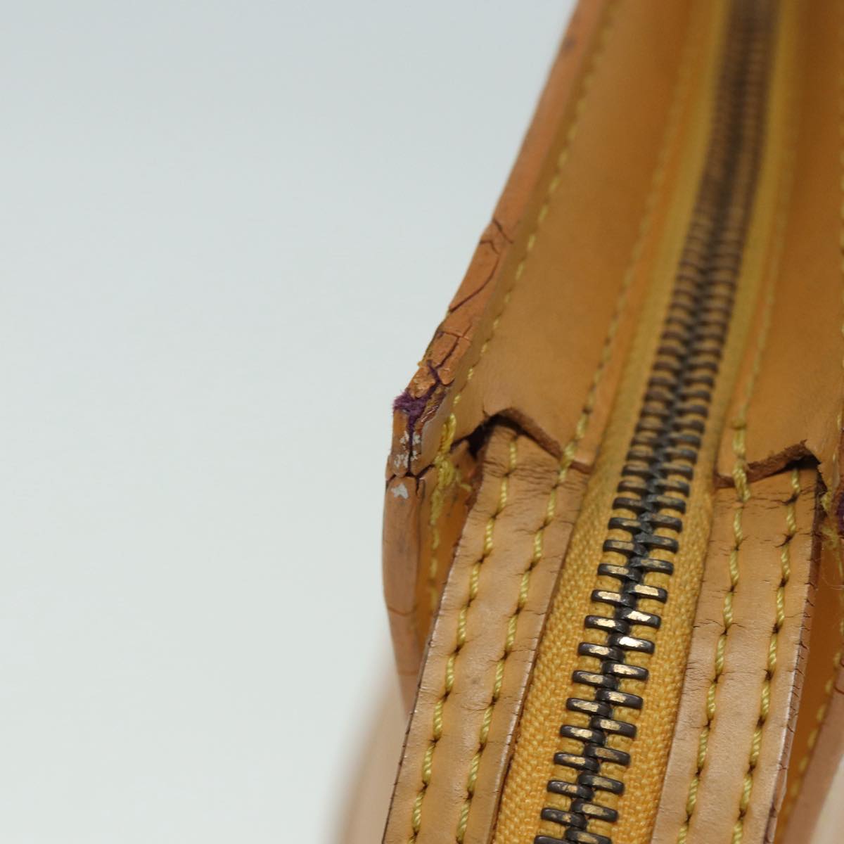 LOUIS VUITTON Epi Saint Jacques Hand Bag Yellow M52279 LV 86065
