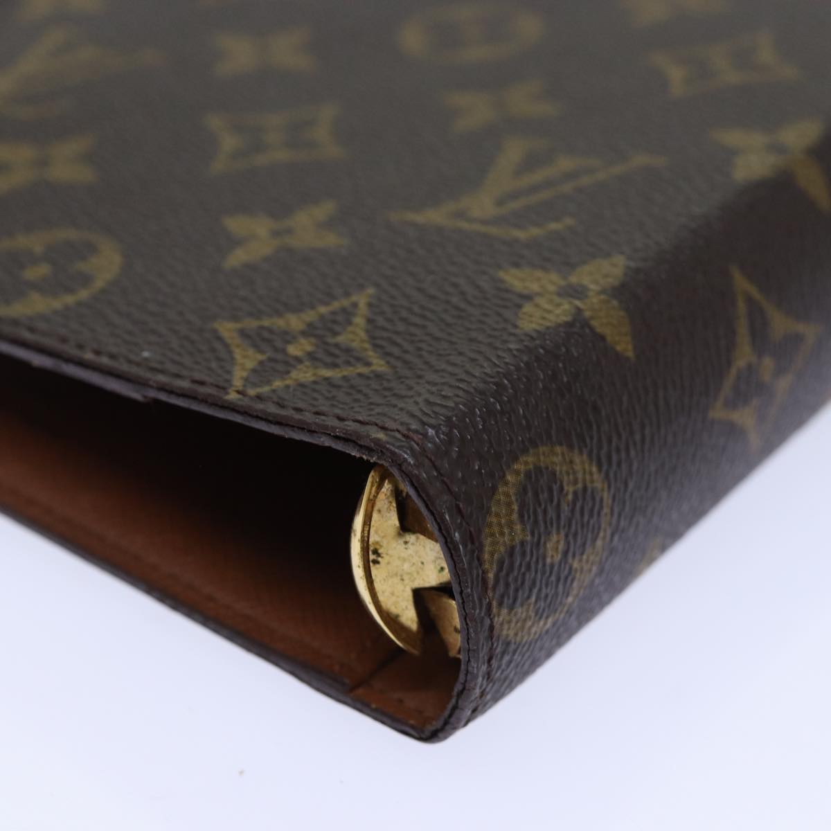 LOUIS VUITTON Monogram Agenda MM Day Planner Cover R20105 LV 86093