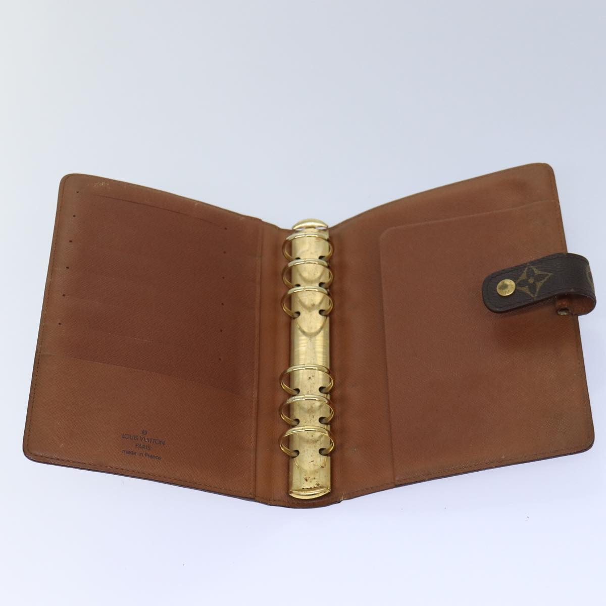 LOUIS VUITTON Monogram Agenda MM Day Planner Cover R20105 LV 86093