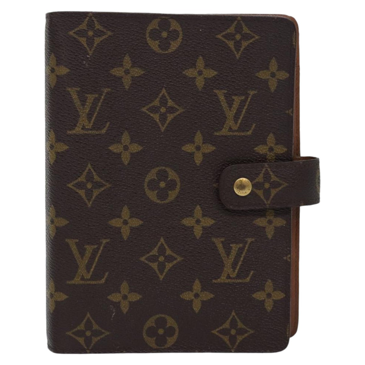 LOUIS VUITTON Monogram Agenda MM Day Planner Cover R20105 LV 86093