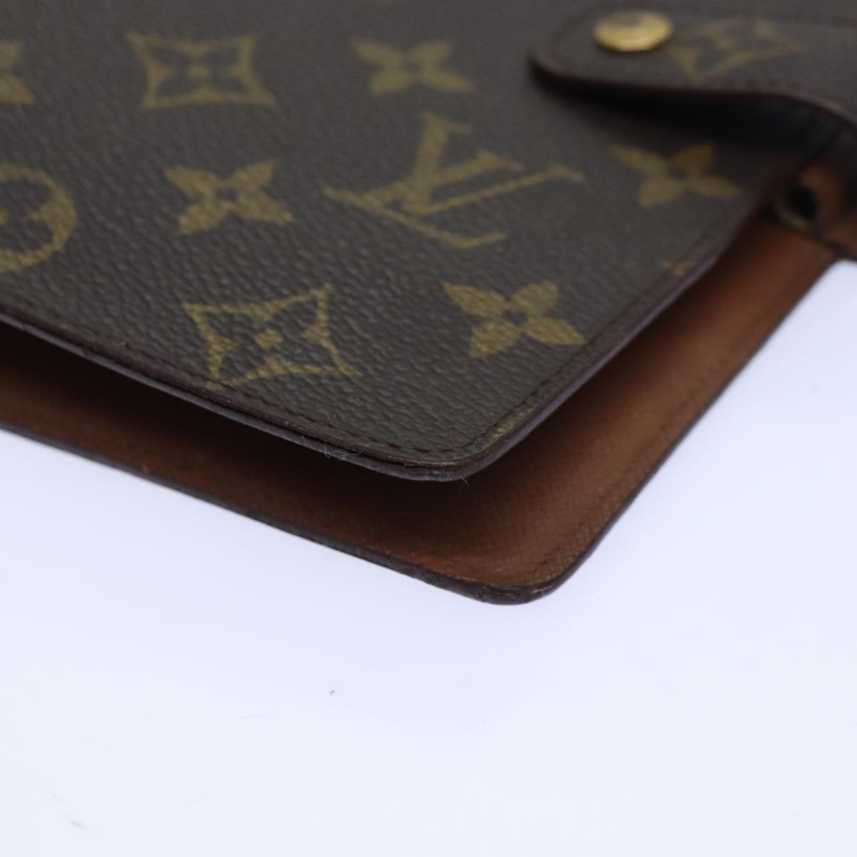 LOUIS VUITTON Monogram Agenda MM Day Planner Cover R20105 LV 86093