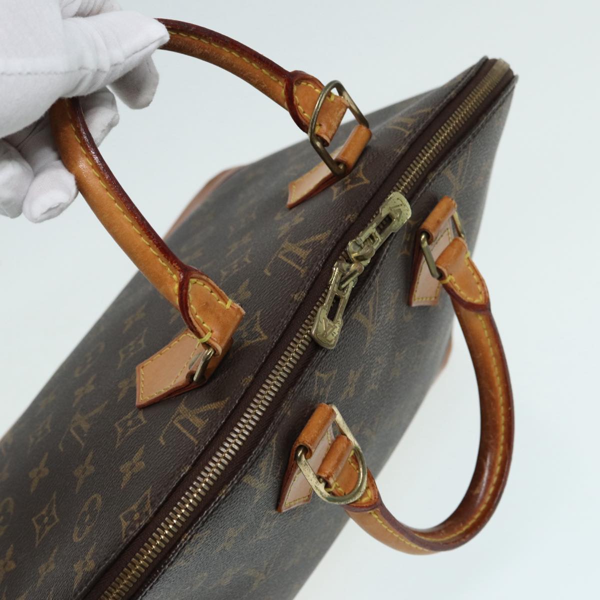 LOUIS VUITTON Monogram Alma Hand Bag M51130 LV 86114