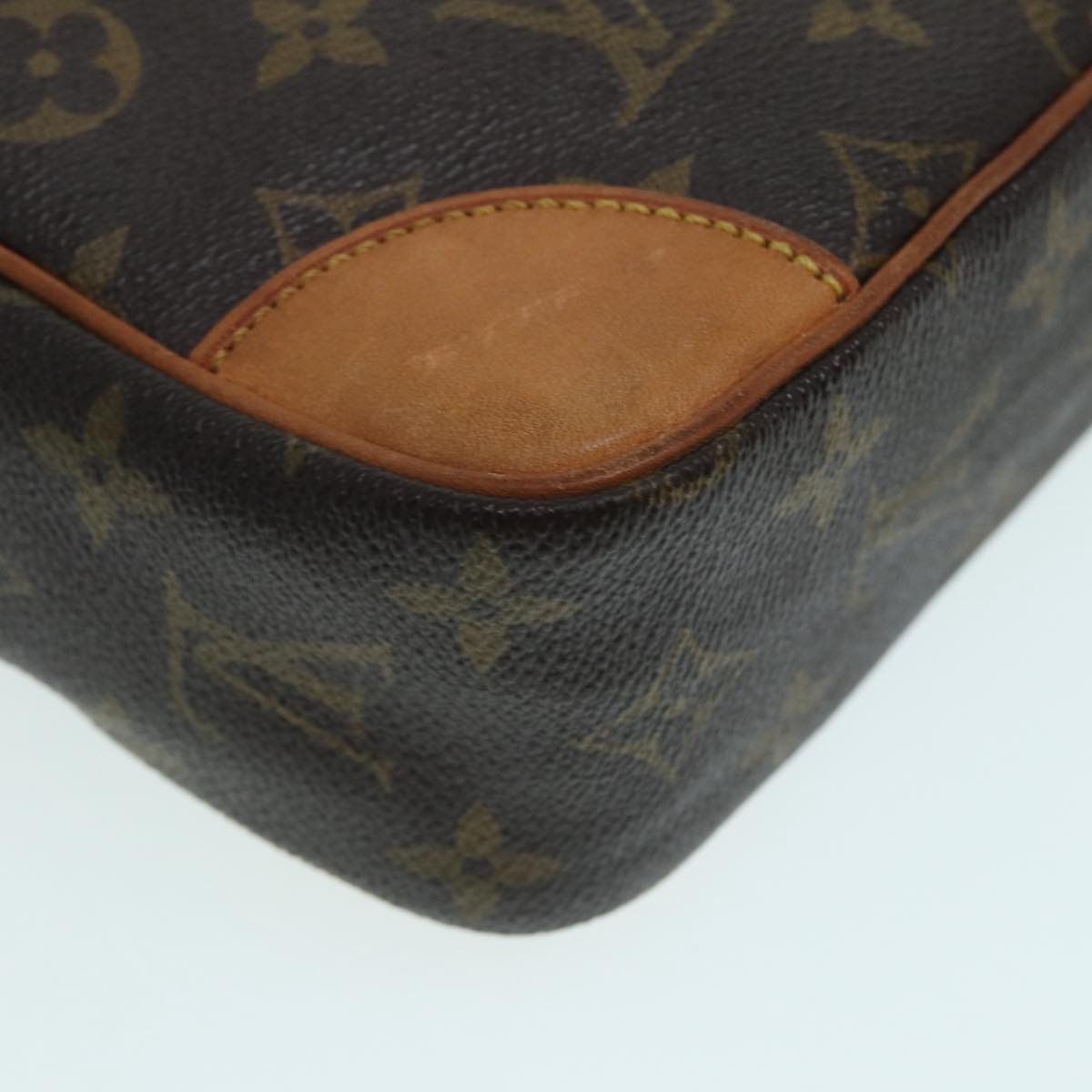 LOUIS VUITTON Monogram Compiegne 28 Clutch Bag M51845 LV 86121