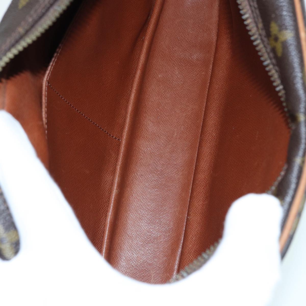 LOUIS VUITTON Monogram Compiegne 28 Clutch Bag M51845 LV 86121