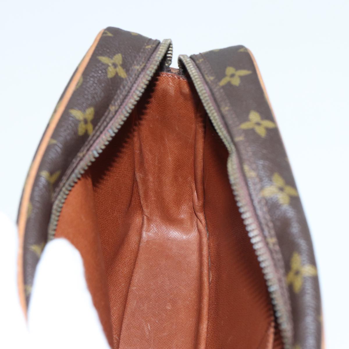 LOUIS VUITTON Monogram Compiegne 28 Clutch Bag M51845 LV 86121