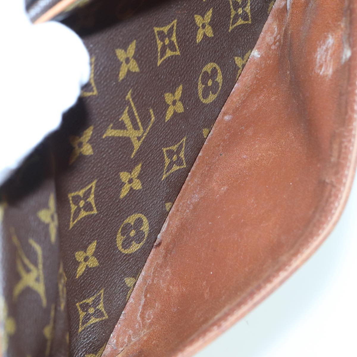 LOUIS VUITTON Monogram Compiegne 28 Clutch Bag M51845 LV 86121